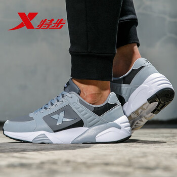 特步（XTEP）跑步鞋189灰 