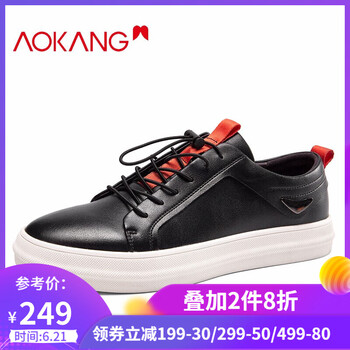 奧康（Aokang）男士黑色193130012 40