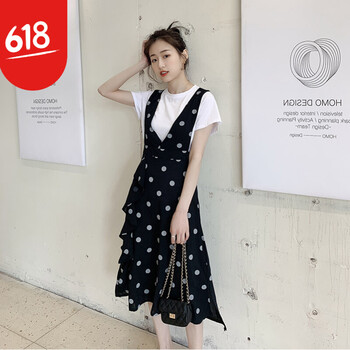圓領(lǐng)吊帶裙，打造優(yōu)雅氣質(zhì)女人味