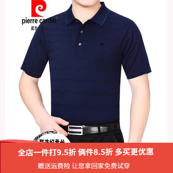 皮爾卡丹（pierrecardin） 短袖 男士T恤 22172上青色 