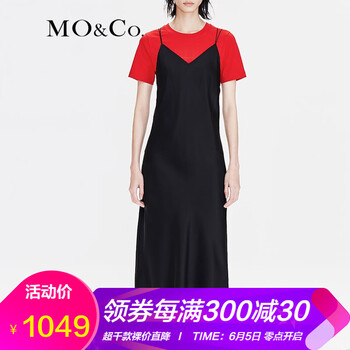 MOCO無(wú)袖連衣裙
