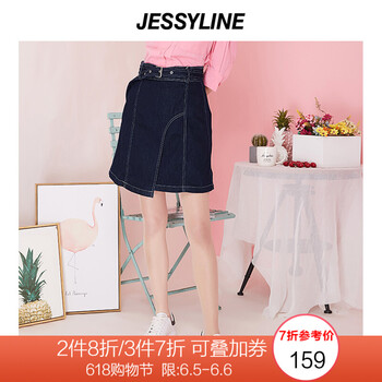 純色短裙，微胖妹子的夏日小心機(jī)