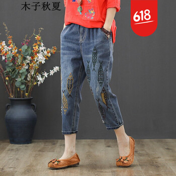 元素,流行,刺繡,牛仔褲,趨勢,新款,樣式