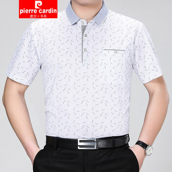皮爾卡丹（pierre cardin） 短袖 男士T恤 1813灰白色 