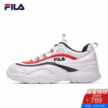 斐樂（FILA）跑步鞋集團(tuán)白/火紅-WR 