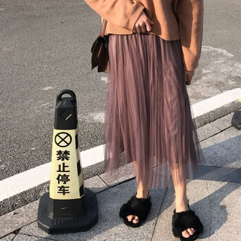 微胖妹子的福音，寬松毛呢半身裙