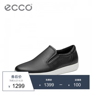 愛步（ECCO）男士黑色40056401001 43