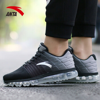 安踏（ANTA）跑步鞋透氣款--1黑/中灰/淺灰 36，37，38，39，40，35.5