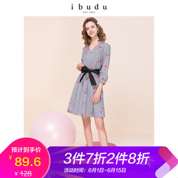 伊布都（ibudu） 碎花  連衣裙