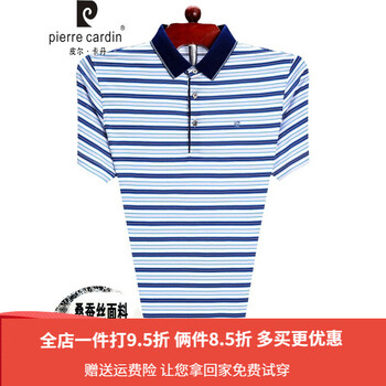 皮爾卡丹（pierrecardin） 短袖 男士T恤 蘭色1920 