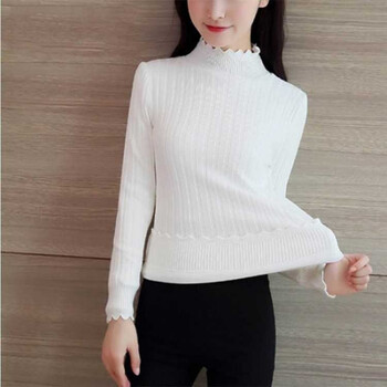 內(nèi)加絨毛衣女套頭