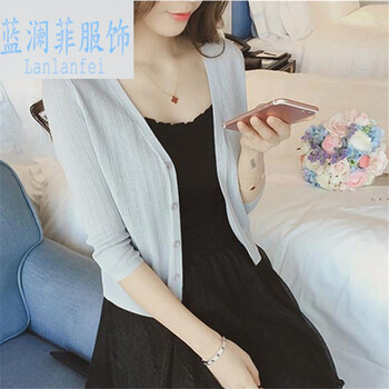 精致短款袖開衫，打造優(yōu)雅小仙女