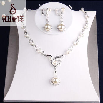 珍珠新娘飾品套裝