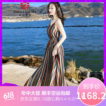 時尚條紋連衣裙，讓你賺足回頭率