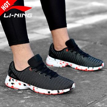李寧（LI-NING）跑步鞋黑/李寧紅ACGL003-3 