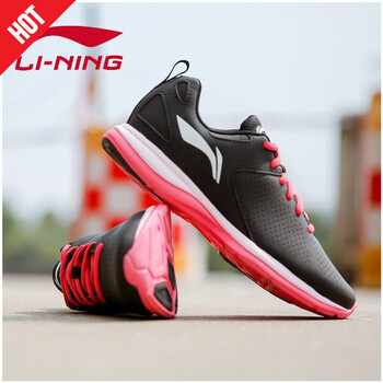 李寧（LI-NING）跑步鞋054-2新基礎(chǔ)黑/蕉紅色 35，37.5，36，37，38，35.5