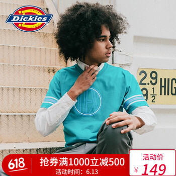 dickies 短袖 男士T恤 熒光綠 