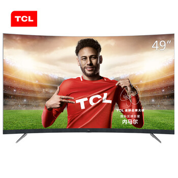 tcl48吋曲面電視