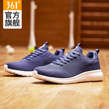 361度跑步鞋工業(yè)藍/藍霧灰 44，39，40，41，42，43