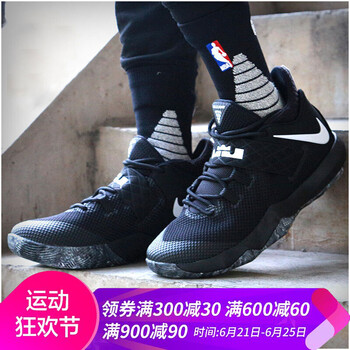 耐克（NIKE）籃球鞋AH7580-001 春季新款黑/白 