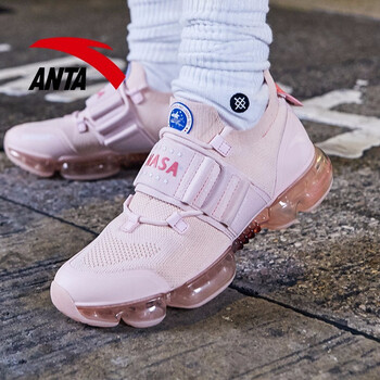 安踏（ANTA）跑步鞋女款 嬰兒粉/胭脂粉 