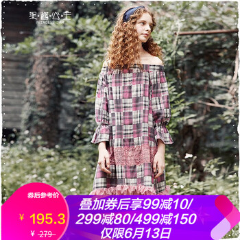 果醬公主（Princess Jam） 格子 拼色，紗網(wǎng) 連衣裙