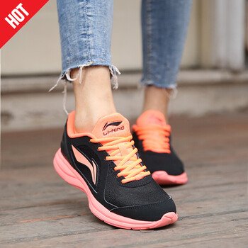 李寧（LI-NING）跑步鞋-1黑/熒光柔橙 35，37.5，36，37，38，39，40，35.5