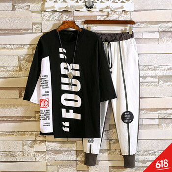 遙渠（YAO QU） 短袖 男士T恤 自由搭配個(gè)性流行 S，XL，L，XXXL，XXL，M