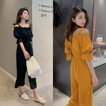 FIMINDRY 自然腰 哈倫褲 女 九分褲 休閑褲