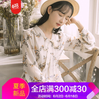 時尚長袖連衣裙，打造清新女神范