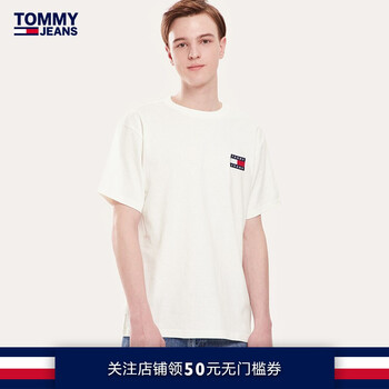 TOMMY HILFIGER 短袖 男士T恤 白色YAF 