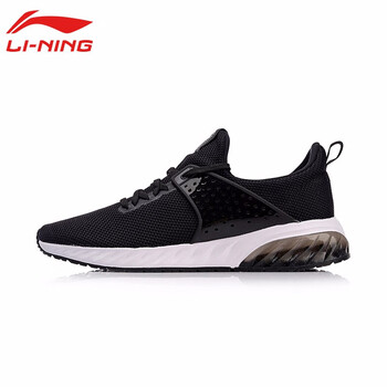李寧（LI-NING）跑步鞋輕薄款-黑/白 