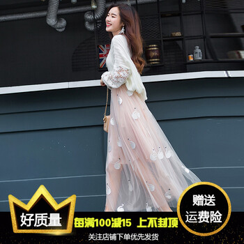 時(shí)尚高腰長裙，微胖妹子的好幫手