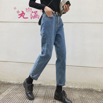 復(fù)古牛仔褲，微胖美眉的顯瘦秘籍