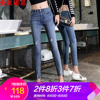 九分牛仔褲，穿出你的腳踝大長腿