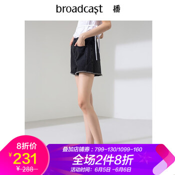 牛子女短褲