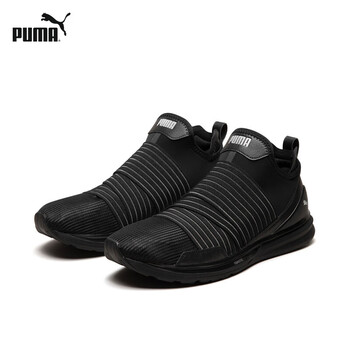 彪馬（PUMA）跑步鞋黑色-銀色 01 