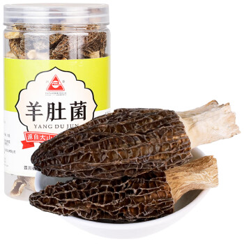 川珍 羊肚菌 35g优质菌菇蘑菇食用菌 干货山珍罐装
