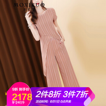 微胖女生，穿條紋連衣裙顯瘦