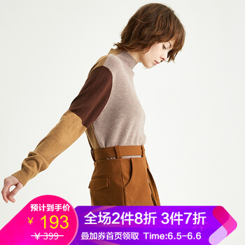 圖案女羊毛衫