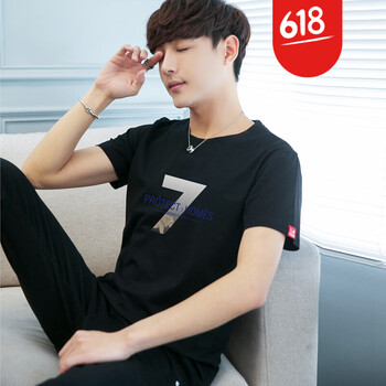 BOYGXG 短袖 男士T恤 黑色 XL，L，XXL，XXXL，加大，M