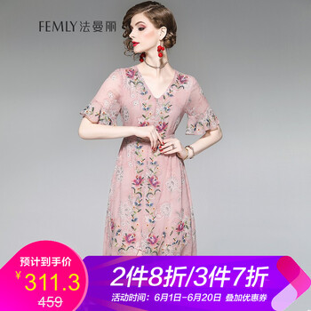 做女神，純色連衣裙讓你美美噠