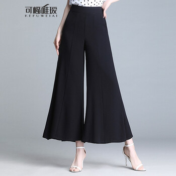 簡(jiǎn)約條紋女褲，微胖妹子的福音