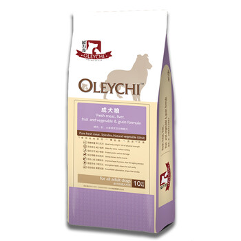 歐力奇（OLEYKI） 口味狗糧 成犬鮮肉肝水果蔬菜谷物配方10kg