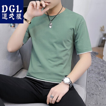道戈狼（Daogelang） 短袖 男士T恤 #119綠色 
