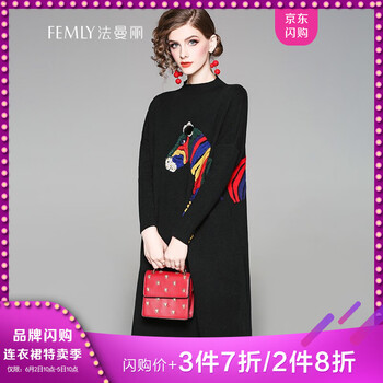 元素,流行,新款,針織,趨勢,毛織連衣裙,樣式