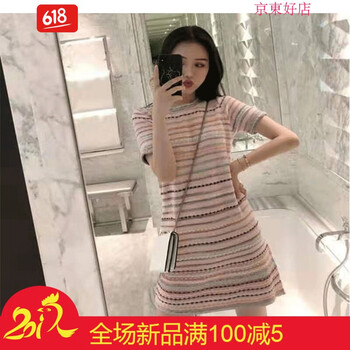 純色印花裙，微胖妹子的穿搭利器