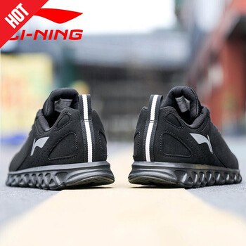 李寧（LI-NING）跑步鞋-2 標準黑 42