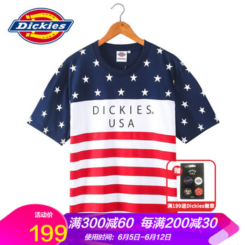 Dickies 短袖 男士T恤 海軍藍 