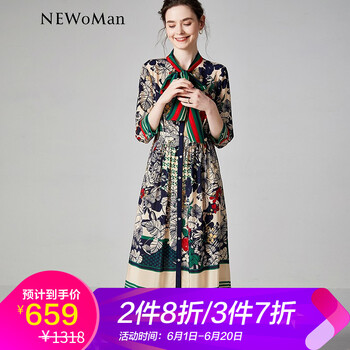甜美俏皮，印花連衣裙打造少女風(fēng)